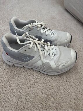 On Cloudwhite Women's Running Sneakers - White / Light Gray